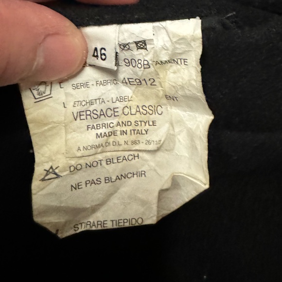 Versace Men’s reversible trench/rain coat - Picture 7 of 12